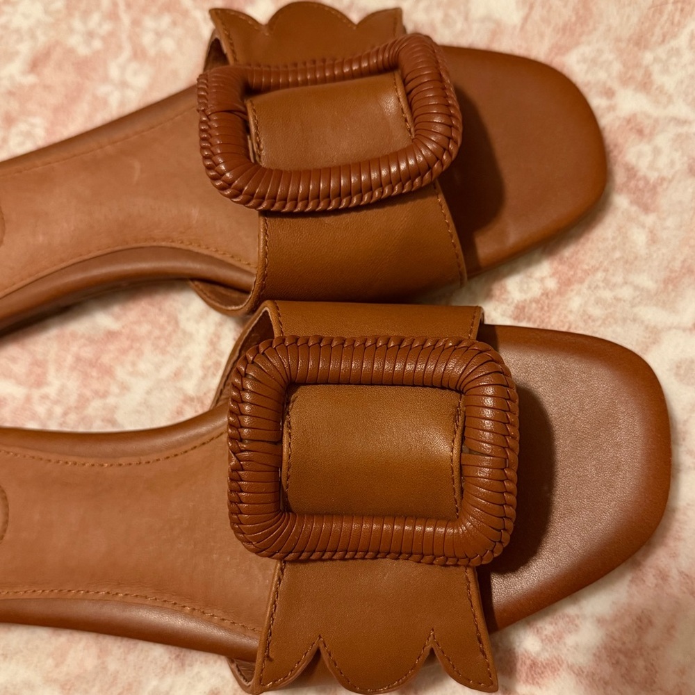 NWOT Birdies The Kiwi Leather Sandals - Picture 2 of 6